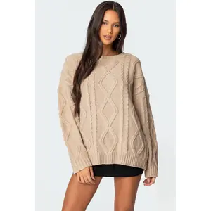 Kennedy Oversized Cable Knit Sweater