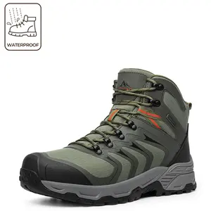 【WATERPROOFING】NORTIV 8 Men's Armadillo 3.0 Waterproof PRO Hiking Boots All Seasons Lightweight Non-Slip Arch Support Trekking Camping Ankle Boots Outdoorfun