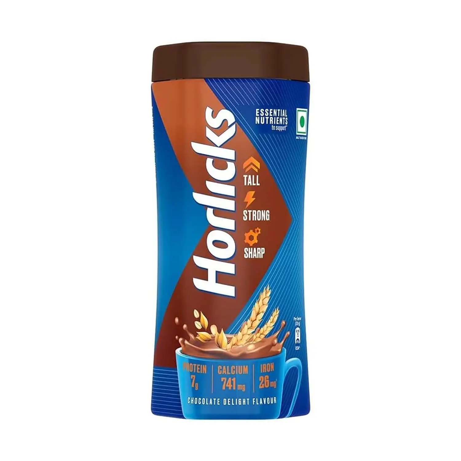 Horlicks Chocolate Malt Drink Powder 400g – Made in UK - Creamy & Delicious Chocolate Flavor, Easy to Prepare with Hot or Cold Milk