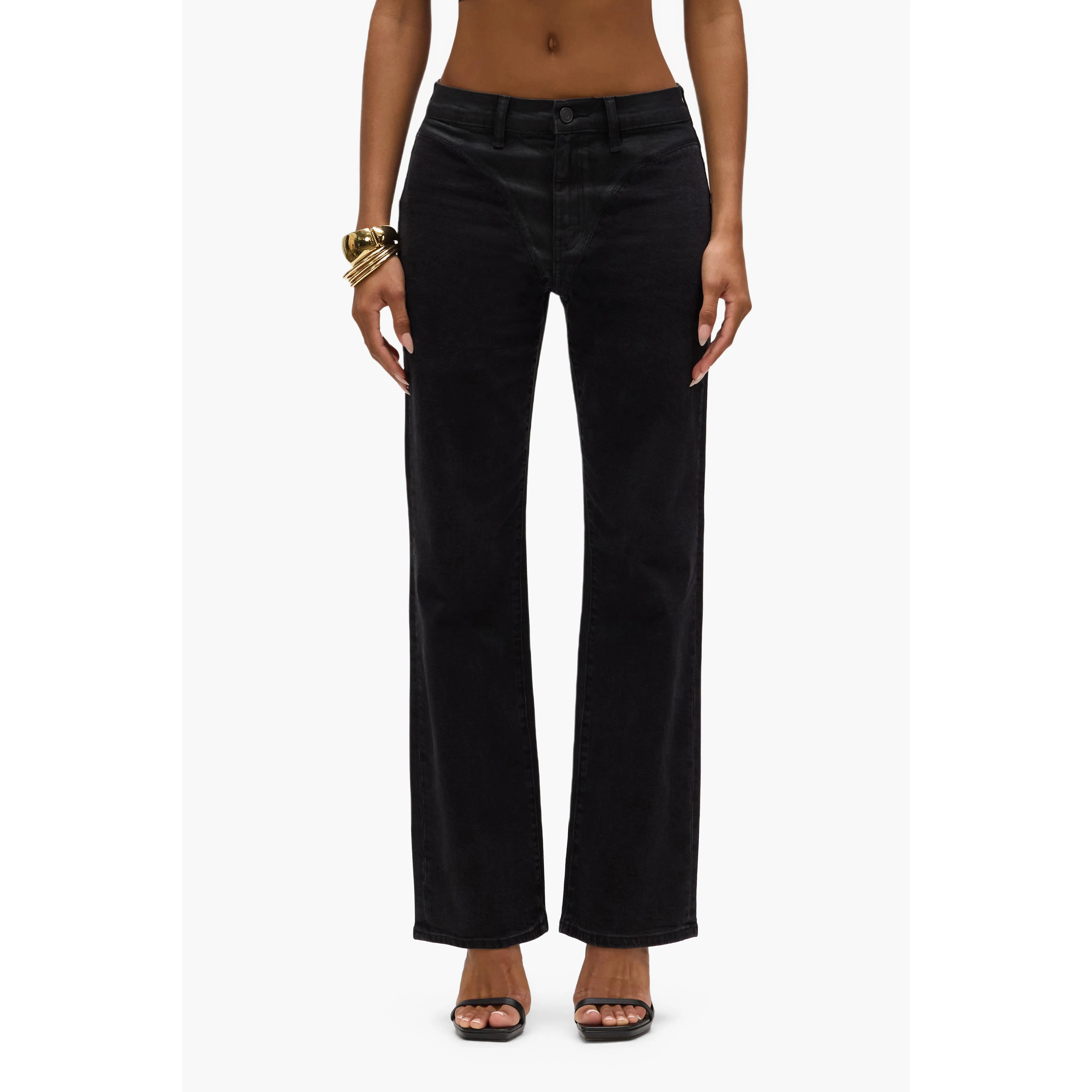 Slim Straight Bikini Coated