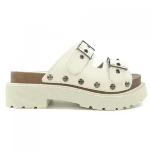 Pre-owned Dior Calfskin Small Leather Goods Christian DIORQUAKE Sandals