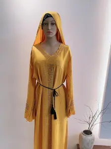 New Elegance Crystal Abaya Women Dress Arab Robe One Size Fit All