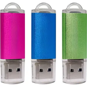 Memory Stick 64GB 3 Pack 64GB USB 2.0 Flash Drives Thumb Drive Pen Drive (64GB Pink Blue Green)