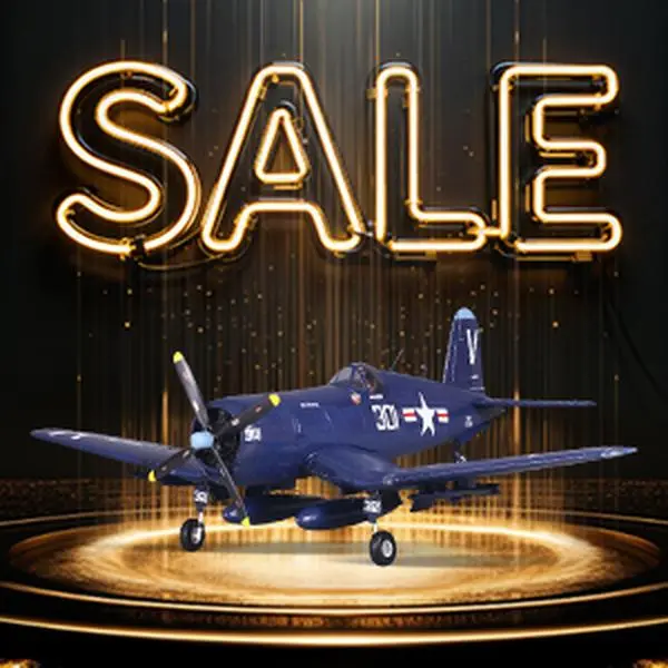 FMS 800mm Scale Vought F4U Corsair V2 Unisex Electric RC Airplane - PNP/RTF Options, Brushless Motor, Note: PNP Excludes Transmitter, Receiver, Rechargeable Battery & Charger