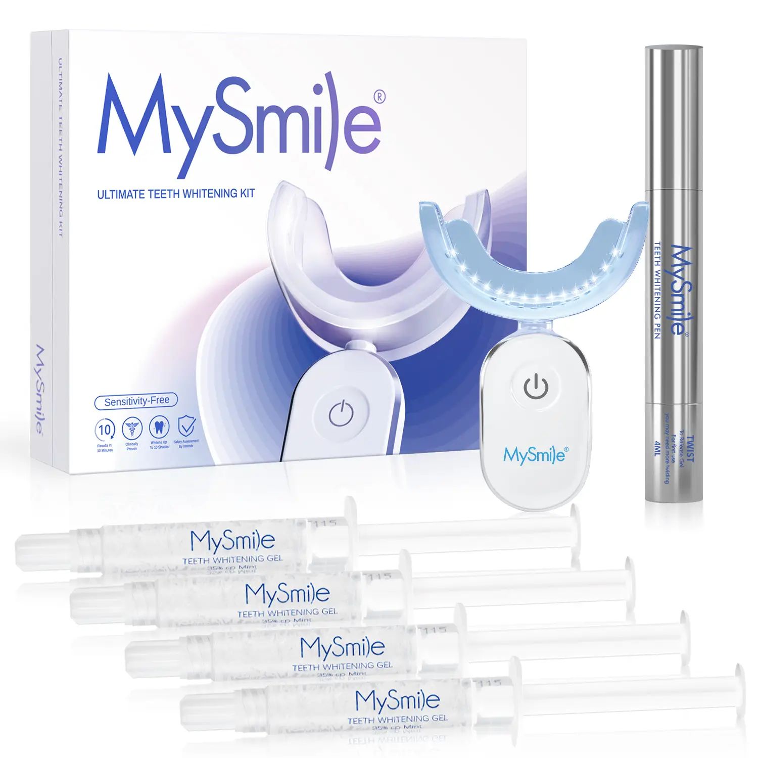 MySmile Ultimate Deluxe 10 Min Teeth Whitening Kit with 28 LED Light, 35% Carbamide Peroxide Teeth Whitening Gel TikTokShopdealsforyoudays TikTok Shop