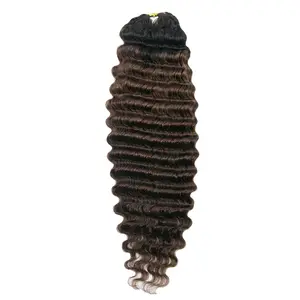YWIGS Brown Crochet Human Hair for Miracle Knots Boho Braids T1b/30, T1B/4 Color Crochet Hair Pre-Separated Deep Wave Crochet Hair #Summervibe tiktokshopspringglowup