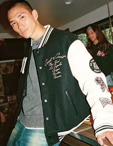 RSQ Mens Varsity Jacket sold by Tilly's