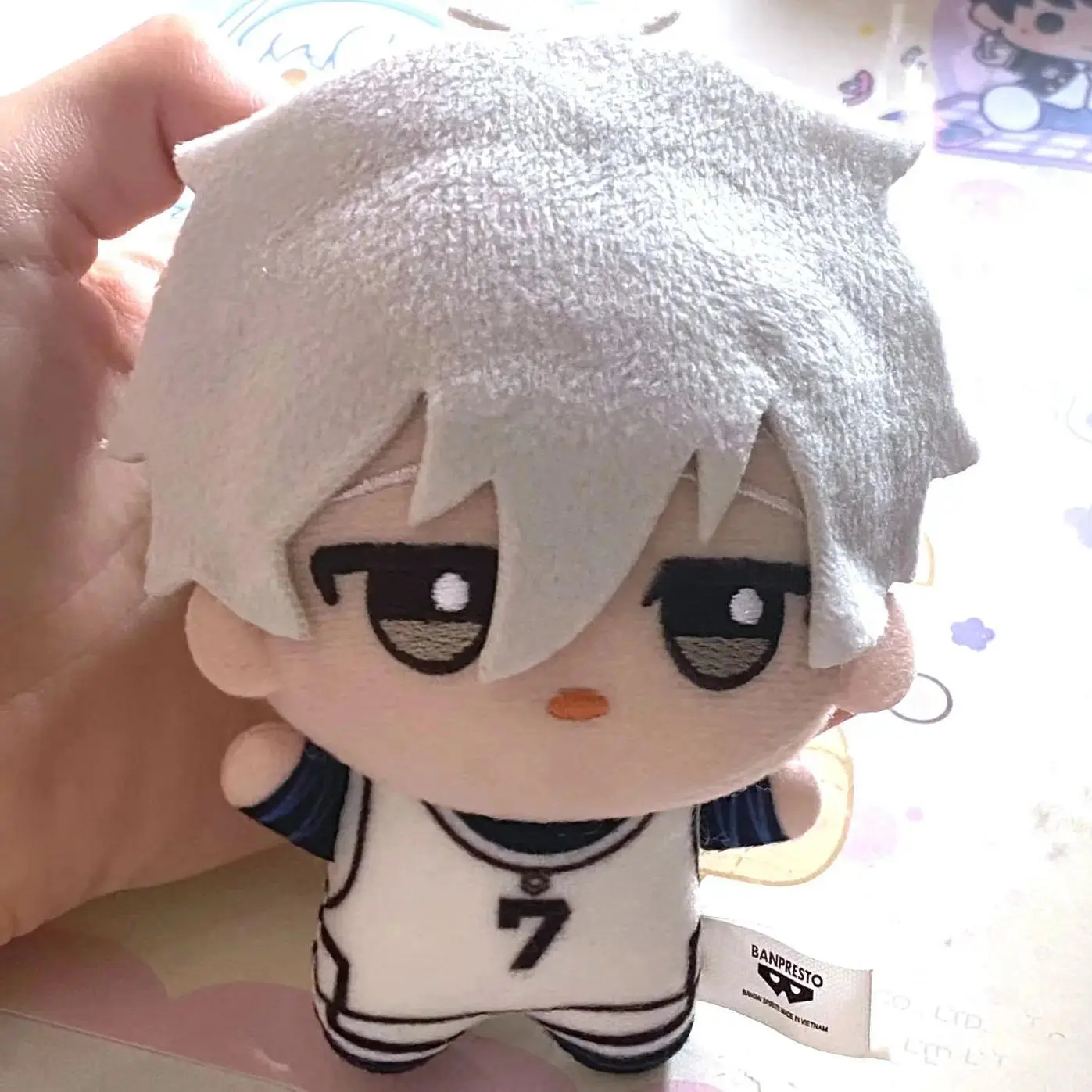 10cm Blue Lock Plush Keychain Nagi Seishiro Stuffed Plushies Bag Pendant Itoshi Sae Mikage Reo Kawaii Plush Doll Toy Gift