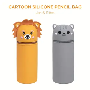 1Pc High Quality Pencil Case, Spacious, Stylish, Fashionable, Cute, Mixed Colors, Feather Free, Suitable for School Supplies and Stationery Organization, Pencil Bag
