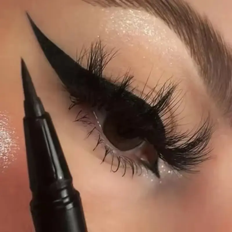 Waterproof Smudge-Proof Longwear Eyeliner Pencil, High Pigment Intense Color, Long-Lasting All-Day Wear, 1/5 Pieces, Solid Form