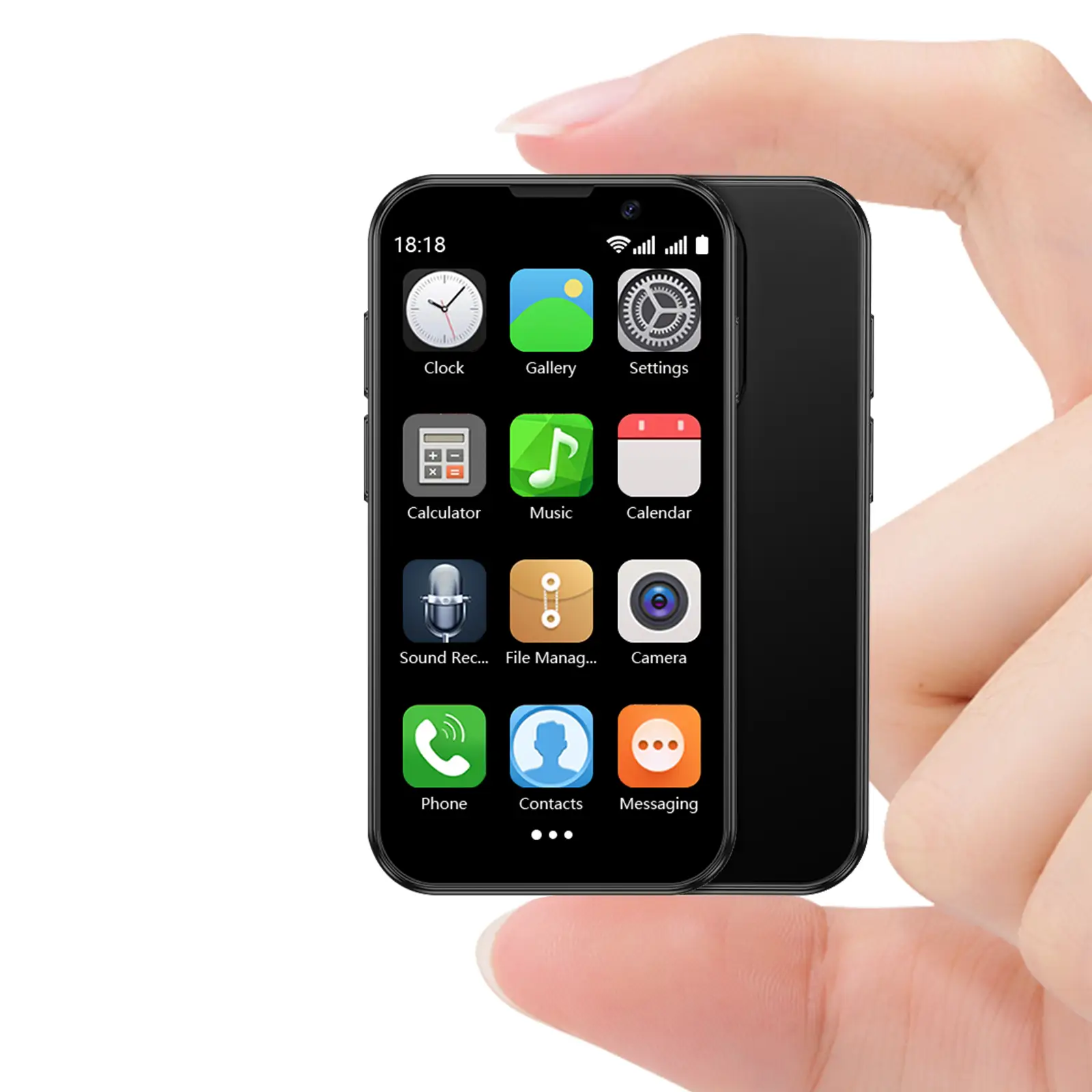 Soyes 3.0" Mini Smartphone with HD Touchscreen Dual Cameras 3MP+5MP GPS Android Lightweight Portable Kids Learning Tool Toy Cellphone Gift - Casing