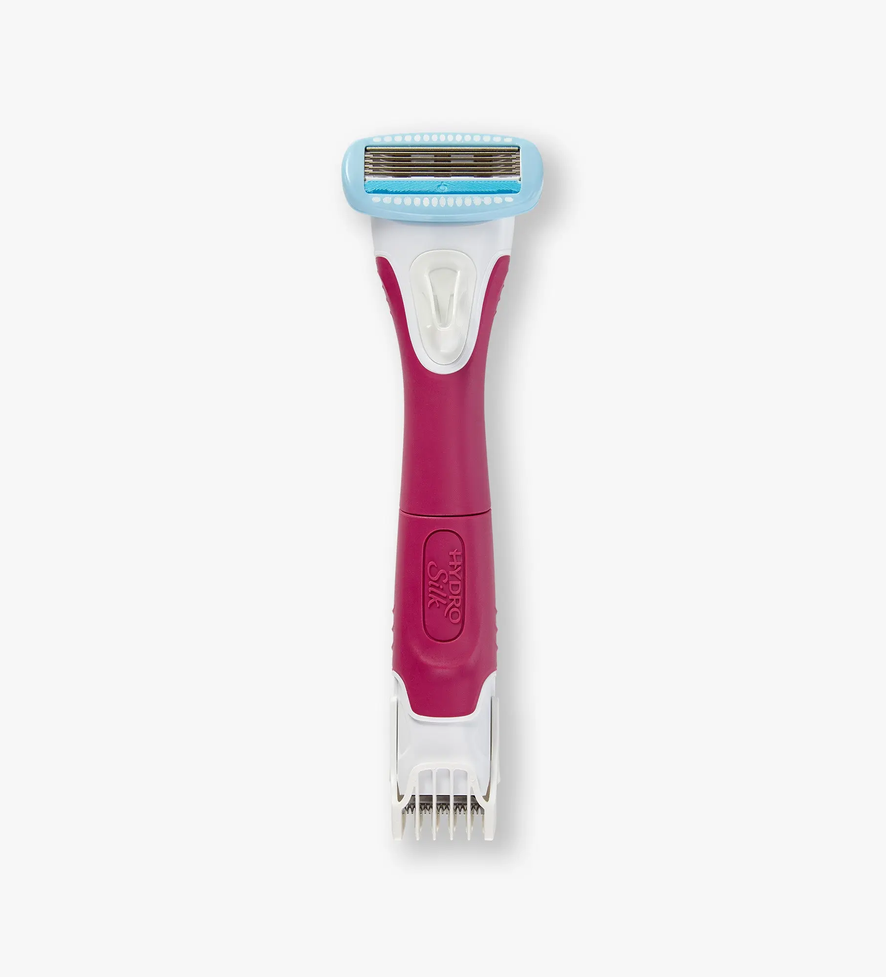 Women's 2-in-1 Bikini Trimmer and Razor for Smooth Shaving, Waterproof Handle with Hydrating Serum, 5-Blade Cartridge & 4-Length Electric Trimmer, 2-In-1 Razor, 2 In 1 Shaving