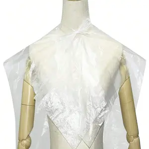 200 Pack Disposable Hairdressing Apron, One-Use Styling Cloth for Cutting Dyeing Curling, Essential Salon Accessories