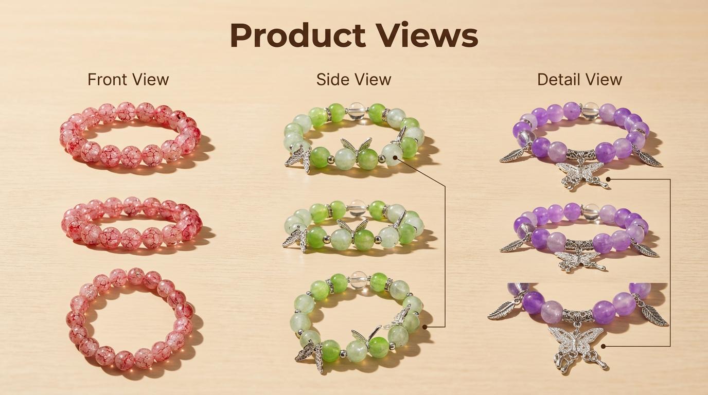 Bohemian/Minimalist Glass Bead Bracelets 9-Pack Bundle - Simple Colorful Stackable Wrist Accessories 7" for Women Girls Teens - Eco-Friendly Cute Fashion Bands for Daily Wear Office Party Gifts Birthday & Friendship