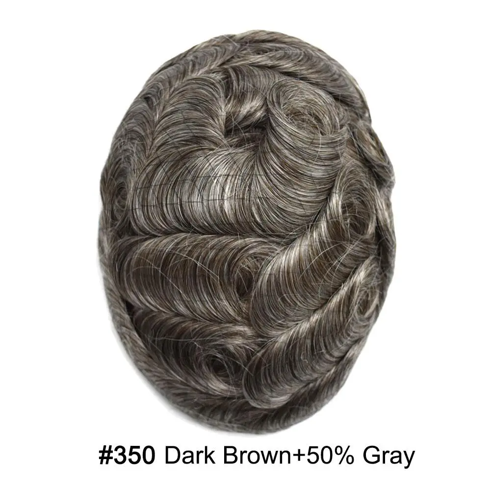 #350 Dark Brown+50% Gray