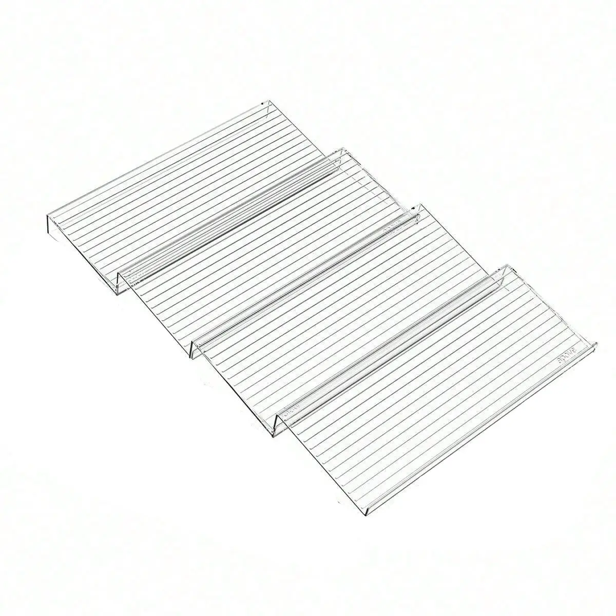 4pcs/8pcs Kitchen Spice Organizer Drawers, Transparent Compartment Design, Divided Compartments, Easy Access, Ideal for Home Kitchen, Small Restaurant Backroom