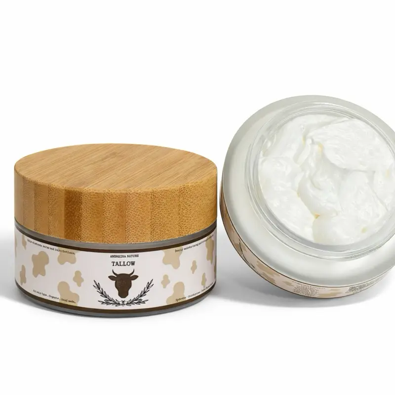 Natural Beef Tallow Moisturizing Facial Lotion – Improves Skin, Reduces Marks and Imperfections