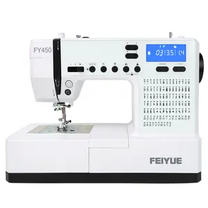 FEIYUE FY450 Multi-Function Electronic Sewing Machine – 100 Built-In Stitches, Alphabet, One-Touch Controls, LCD Display, Free Arm | Ultimate Versatility for Home Sewing & Crafts