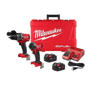 Milwaukee M18 Fuel Hammer Drill and Impact Driver Combo Kit (3697-22)