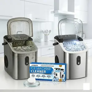 Ice Machine Cleaner Maker Tablets 6-Pack Universal Descaling Solution, Nickel-Safe Scale RemoverCompatible with Countertop & Nugget lce Makers, Complete lce Maker Cleaning Kit for Home Use mopping products heavy duty cleanup gloves kids mop emery sponge