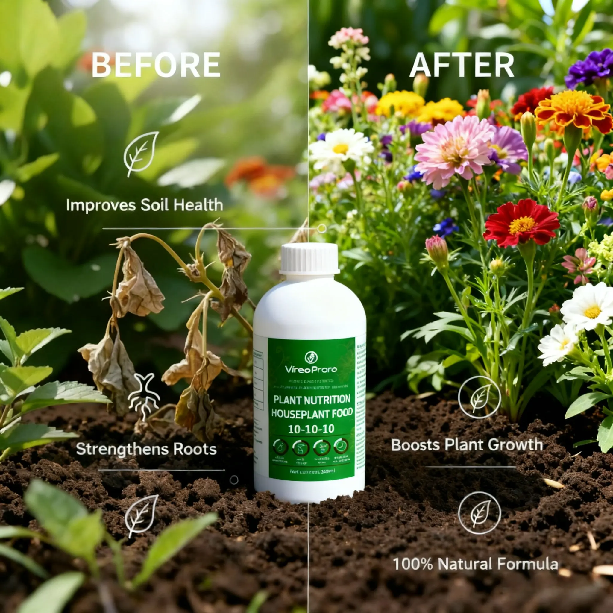 Easy Plant Nutrition for Houseplants Healthy Roots • Faster Growth Complete Balanced Npk Soil Organic Potting Soil