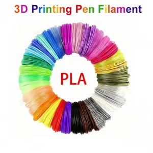 3D Printing Pen Consumables 1.75mm Pla Filament, 3m Per Color, Random Color Mix, 3D Printer Refill Kit, Ideal for DIY Projects