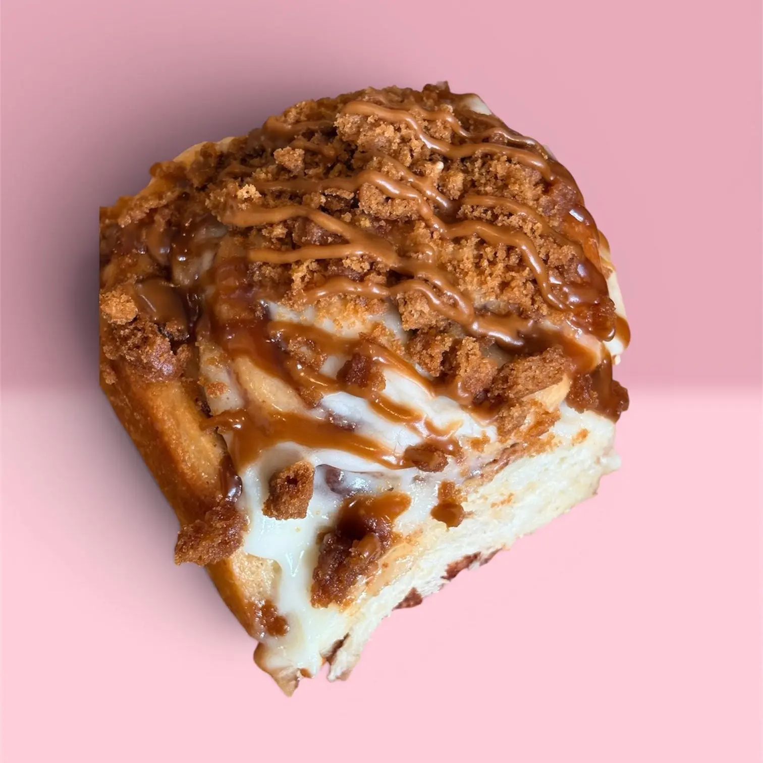 Biscoff Butter Cinnamon Roll Cookie Snack, 4-Pack Baked Fresh Treat, Cinnamon Rolls