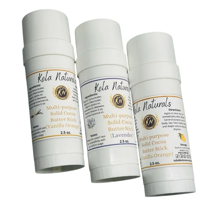 Solid Cocoa Body Butter Sticks Multi-Purpose Hydrating Moisturizing Stick for Sensitive Dry Skin Stick - Moisturizer All SKIN TYPES