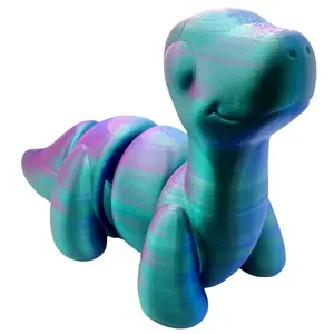 Brontosaurus - 3D Printed Figurine - Multicolored - PYE Games - Giant Flexi