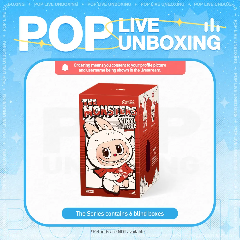 [POP NOW] THE MONSTERS COCA-COLA SERIES-Vinyl Face Blind Box