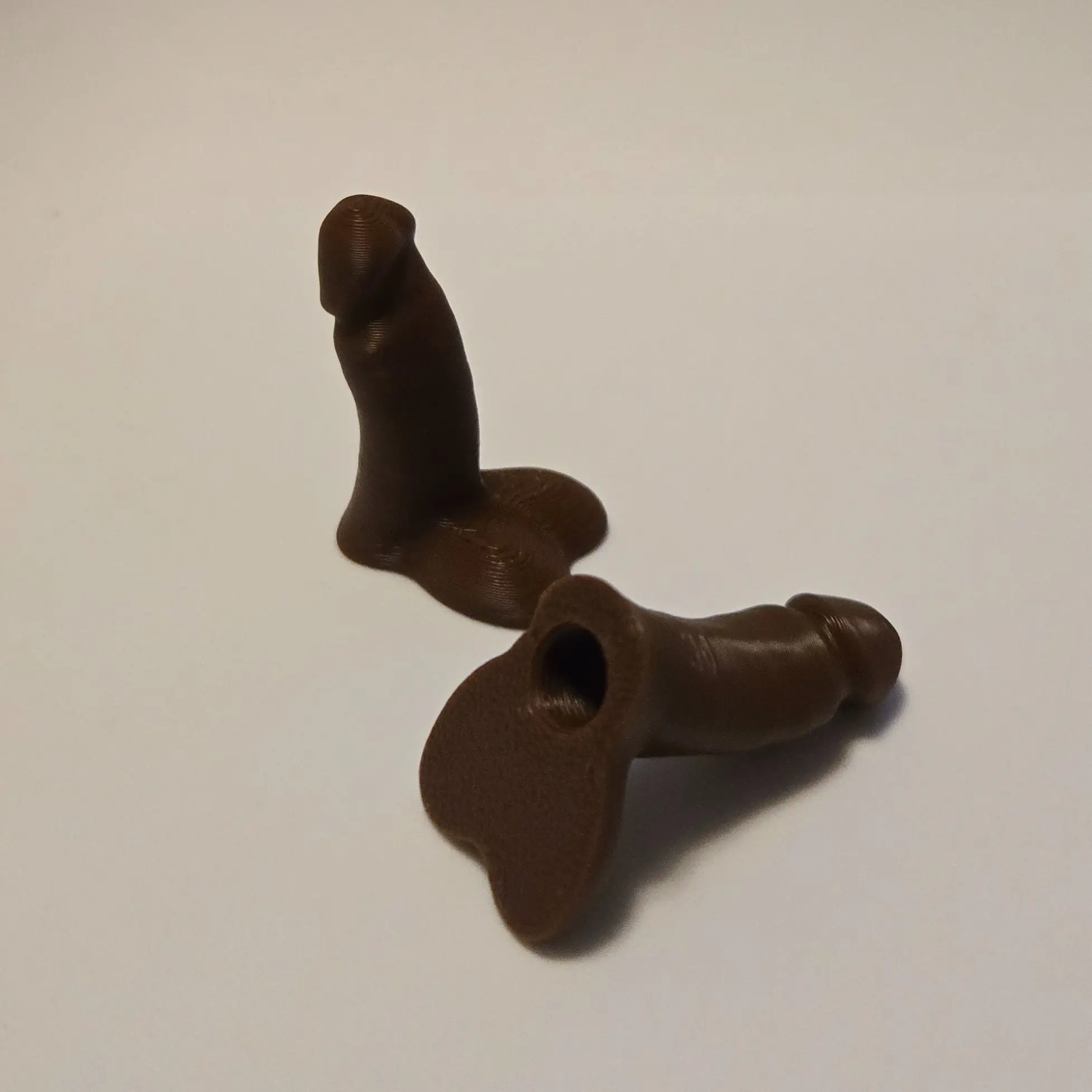Dark Brown Novelty Penis Tire Valve Caps, Snug-Fit Auto Tire Accessories, Set of 4, Ideal Gifts for Men