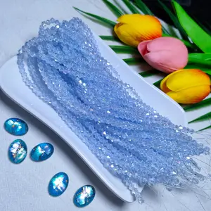 [US shipping] 4mm K9 crystal glass bicone beads 80pcs per strand for DIY bracelet & necklace & keychain accessories