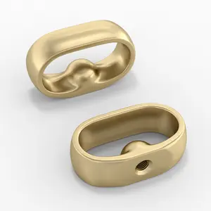 goldenwarm 15 Pack Kitchen Cabinet Knobs Zinc Alloy Brushed Brass Dresser Knobs Unique Shape Hardware Knobs for Cabinet and Drawers doorknobs