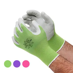 Showa Atlas 370 Garden Glove - Nitrile Coated, Oil Resistant, Durable, Touch Sensitive, Comfortable Fit for Home Gardeners & Professionals