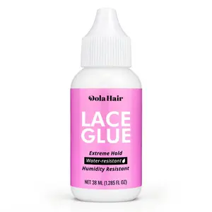 Dolahair Extreme Hold Lace Glue for Wigs, Waterproof, Invisible Bonding, 1.3 Ounce