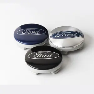 4pcs 54mm Car Wheel Center Caps Tyre Rim Hub Cover Stickers Car Decals Badge Vehicle Exterior Decoration For Ford Mustang Kuga Fiesta Mondeo Edge Ecosport Ranger ST Racing Fusion Transit TDY Explorer Escape Shelby Taurus Ghia RS Focus MK1 MK2 MK3