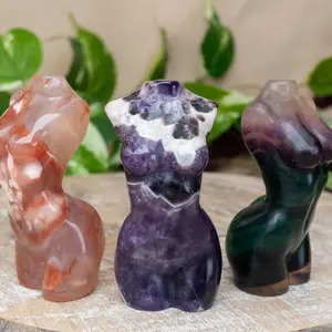 Down to Earth Crystal Goddess Torso - Elegant and Timeless Design for Versatile Home Use