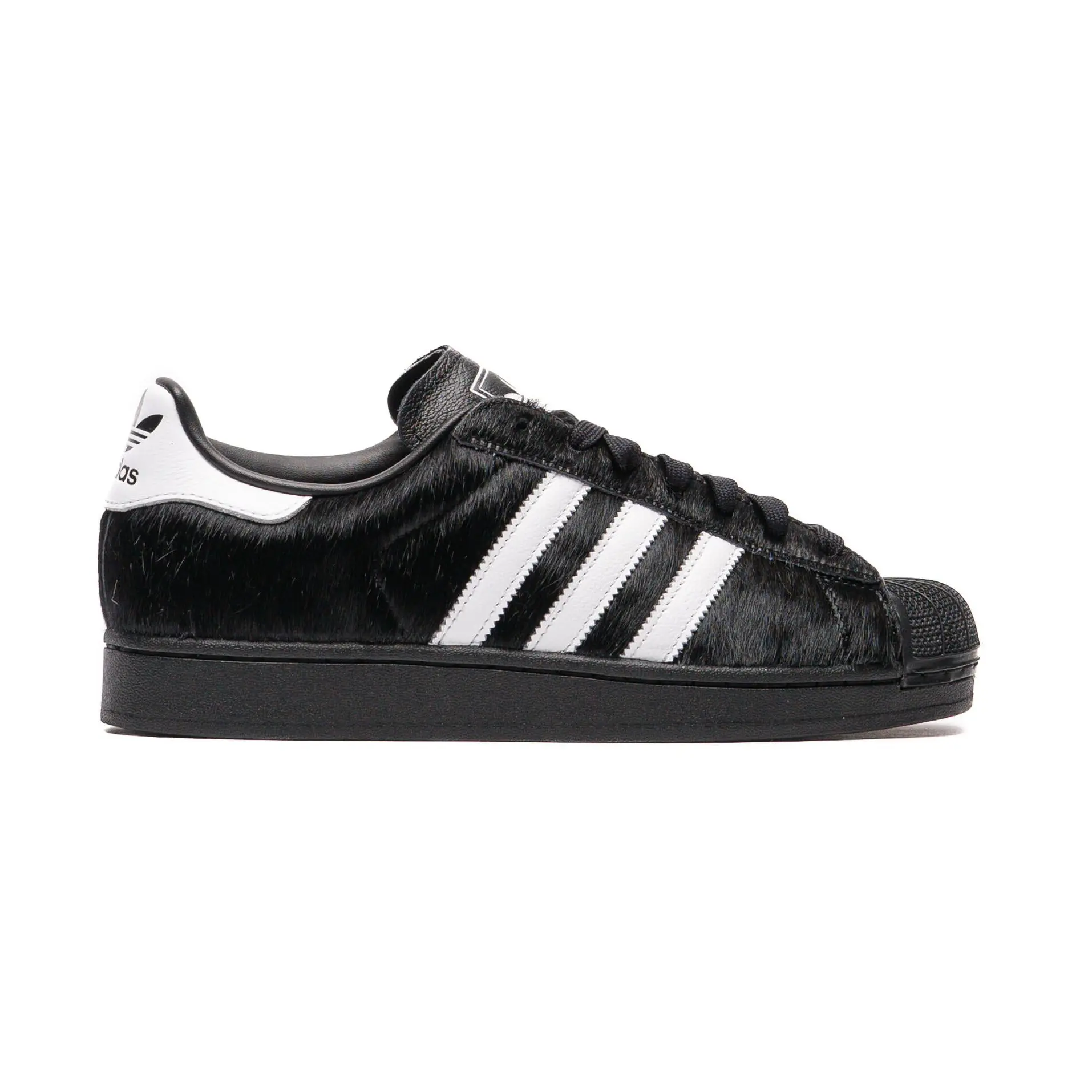 Adidas Superstar II Black Ponyhair JH9475 Women's Fashion Sneaker New