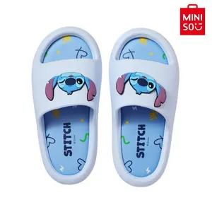 Disney Stitch Collection Household Slippers, Cute Cartoon Indoor Slides, Soft Non-Slip Home Shoes