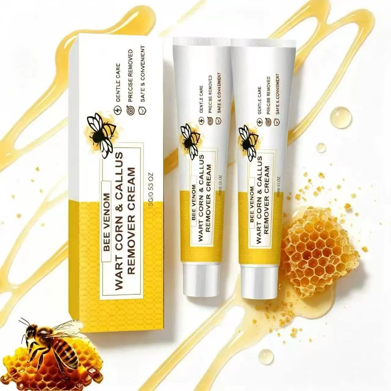 Natural Bee Venom Body Balm Box Set (2-Pack) - Daily Hydration Body Care for Hands & Ft, Mild Moisturizer with Skin Repair & Smooth Skin Benefits