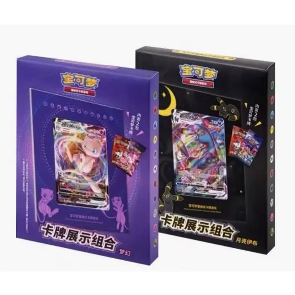 Pokemon TCG S-Chinese Umbreon & Mew Cards Brief Medium Deck Showcase Combo 6.5 Moon Ibuki Fantasy with fusion strike"PENG" "YUAN" possible to hit CS4aC-173 Umbreon VMAX HR,CS4bc-165 Rayquaza VMAX HR