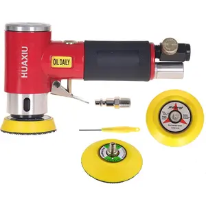 2" Mini Orbital Sander - Professional Dual Action Pneumatic Air Sander, High Speed DA Air Polisher for Auto  Work & Detailing, Super Smooth & Swirl-Free Finish, Palm Sander with 2-Inch Backing Pad