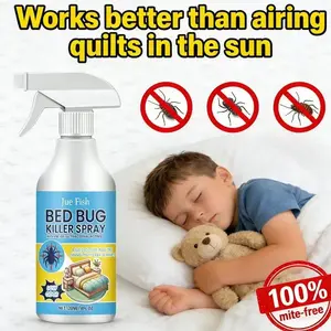Bed Bug Killer Spray, Fast Acting Solution - Non-Toxic for Kids & Pets, Zero Cleanup Needed