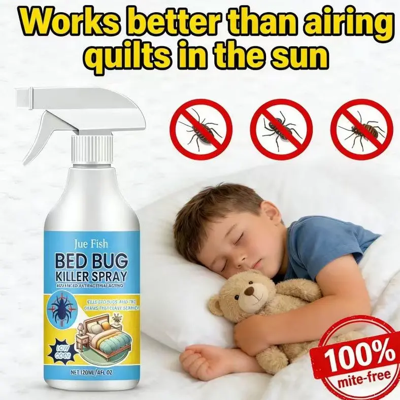 Bed Bug Killer Spray, Fast Acting Solution - Non-Toxic for Kids & Pets, Zero Cleanup Needed