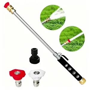 High Pressure Washer Spray Gun, Garden Hose Nozzle Water Jet Sprayer for Car Wash, Patio Cleaning, Lawn Watering & Outdoor Cleaning Kit