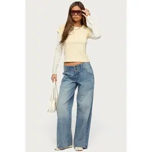Meredith Low Rise Wide Leg Jeans