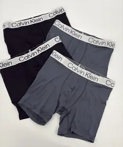 Calvin Klein 4-Pack Chromatic Boxer Briefs SIZE M Everyday Comfort Modern Fit Elastic Logo Waistband Soft Stretch Fabric for Men - Socks, Menswear