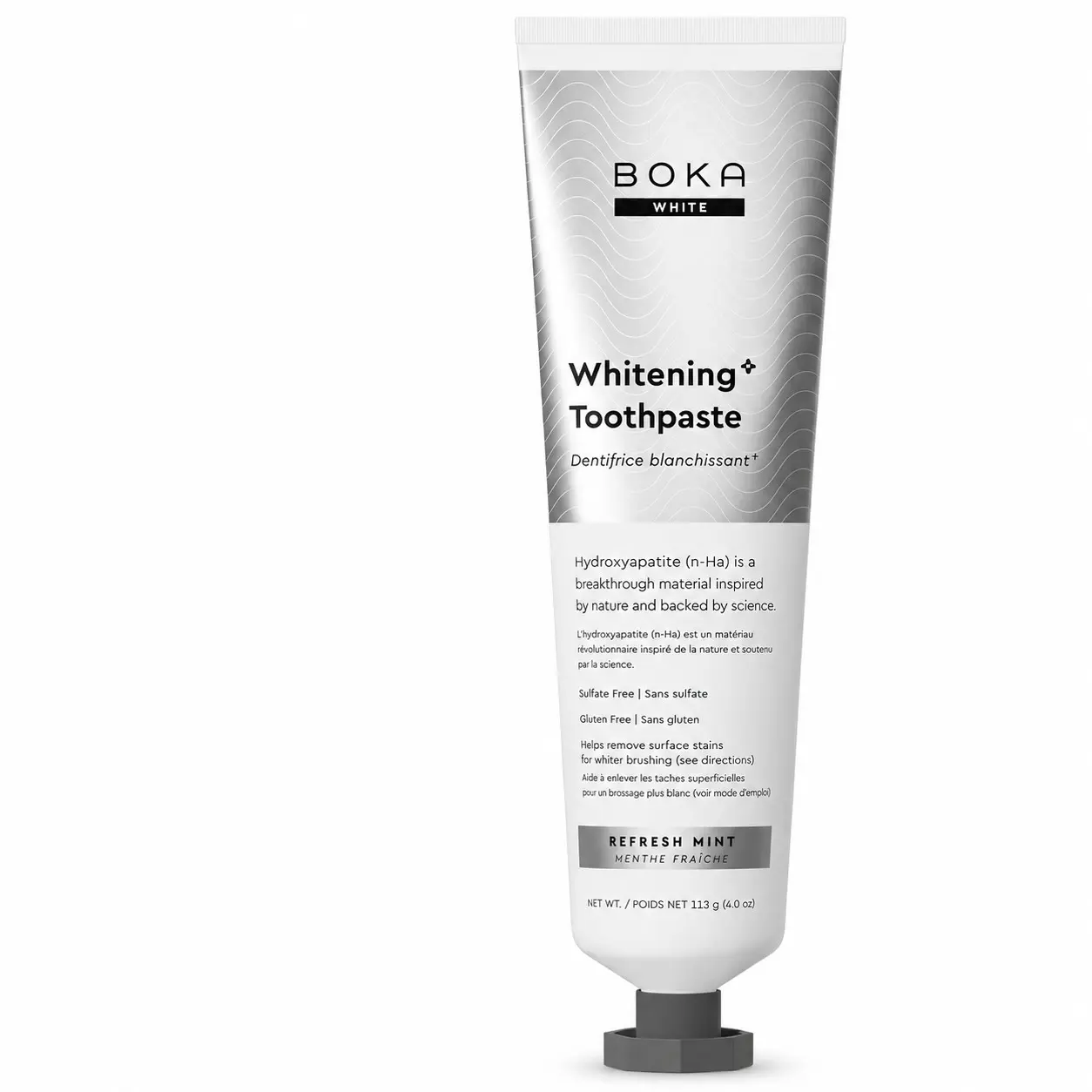 Boka Toothpaste - Fluoride Free Toothpaste, Nano Hydroxyapatite Toothpaste | Appropriate for Sensitive Teeth - Adult Oral Care - Whitening - 4 Oz, 1PK