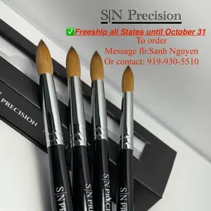 S|N Precision Kolinsky Brushes