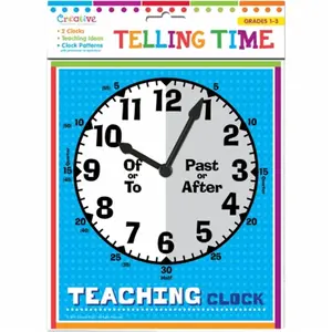 Pbs Publishing  Creative Teaching Materials Telling Time Clocks